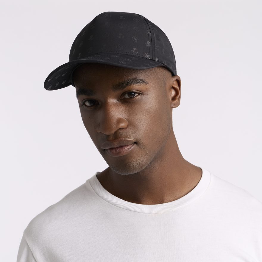SKULL & TEES SCRAMBLE LOW PROFILE HAT in Onyx - Alternate Image 2