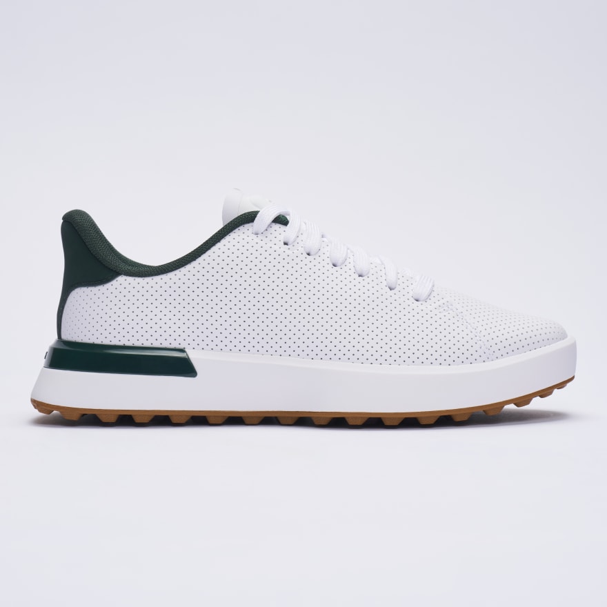WOMEN'S G.112 PERFORATED GOLF SHOE in Snow/Pine - Alternate Image 2