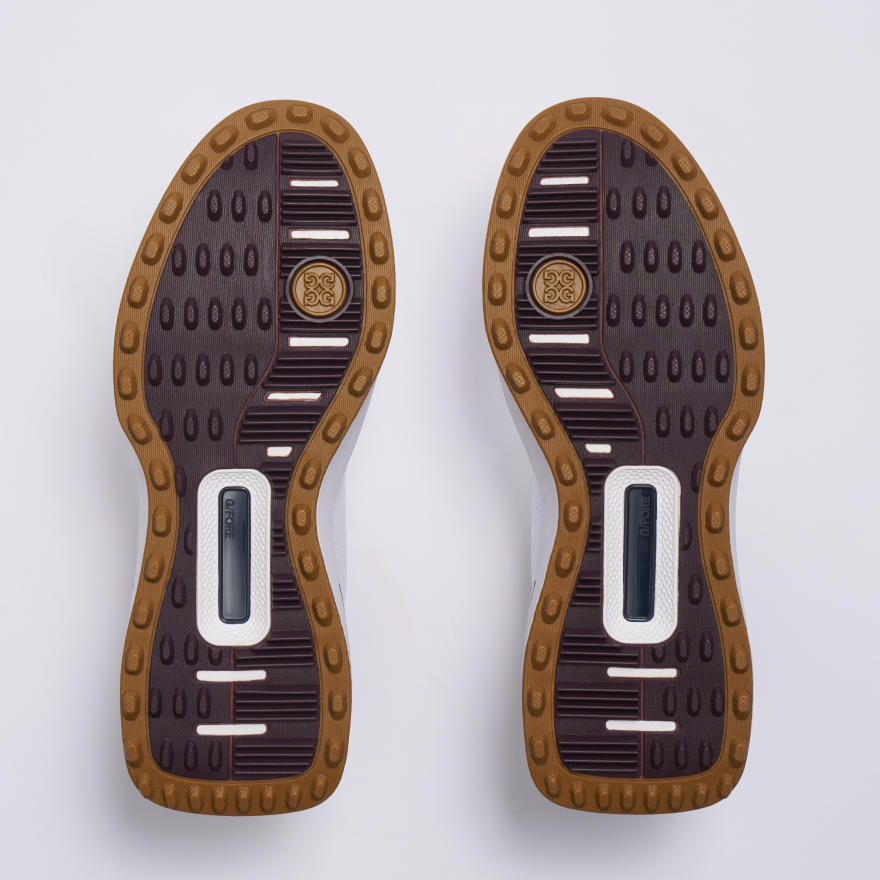 WOMEN'S G.112 PERFORATED GOLF SHOE in Snow/Pine - Alternate Image 3