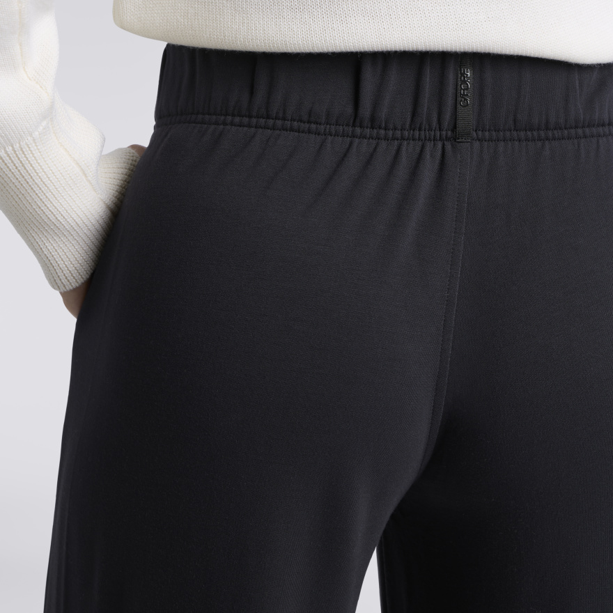 ALL PLAY LIGHTWEIGHT TERRY STRAIGHT LEG LOUNGE TROUSER in Onyx - Alternate Image 4