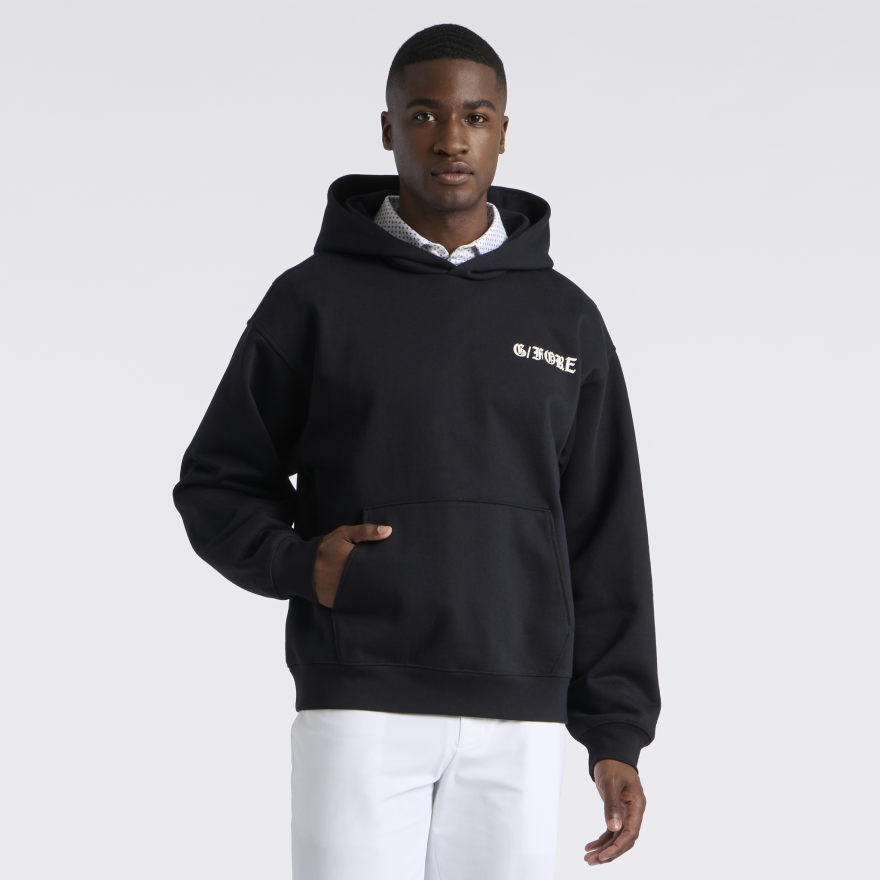 PRAY FOR BIRDIES HOODIE in Onyx - Alternate Image 2