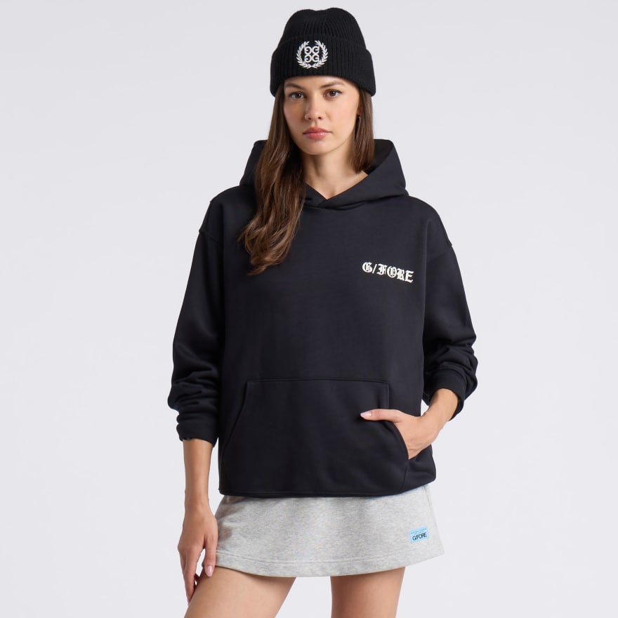 PRAY FOR BIRDIES HOODIE in Onyx - Alternate Image 6