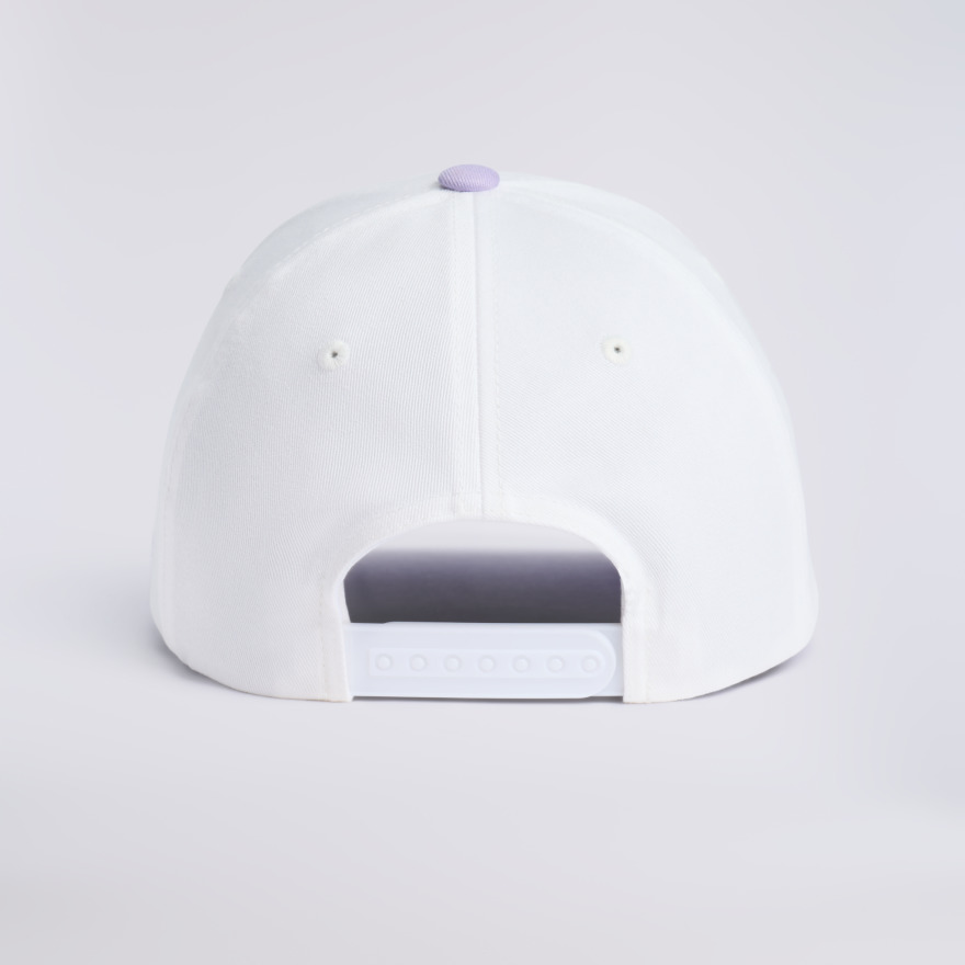 FORE PLAY COLOUR BLOCK RELAXED FIT HAT in SNOW / ORCHID - Alternate Image 5