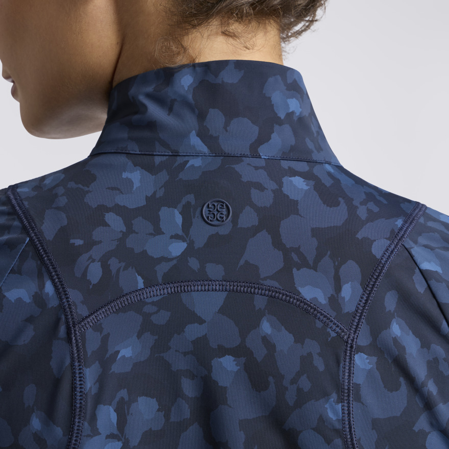 PETAL SILKY TECH NYLON 1/4 ZIP PULLOVER in Twilight - Alternate Image 4
