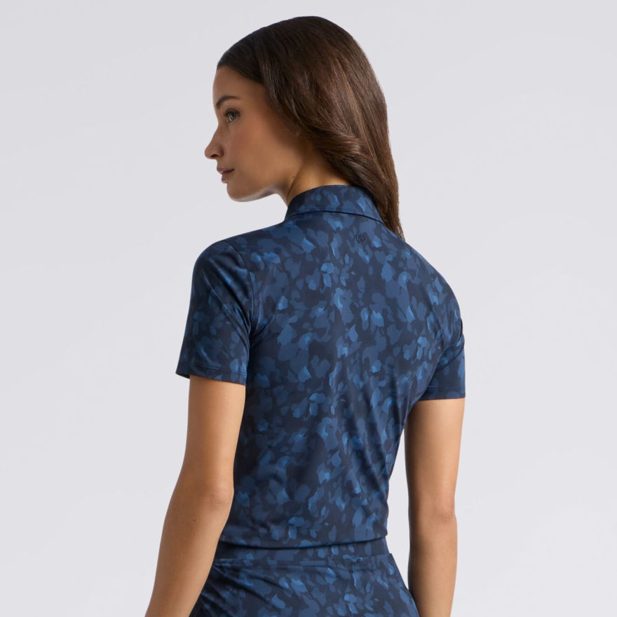 PETAL SILKY TECH NYLON POLO in Twilight - Alternate Image 3