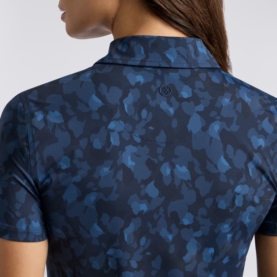 PETAL SILKY TECH NYLON POLO in Twilight - Alternate Image 4