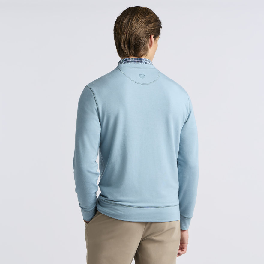 ALL PLAY TERRY CREWNECK in SEAFOAM - Alternate Image 3