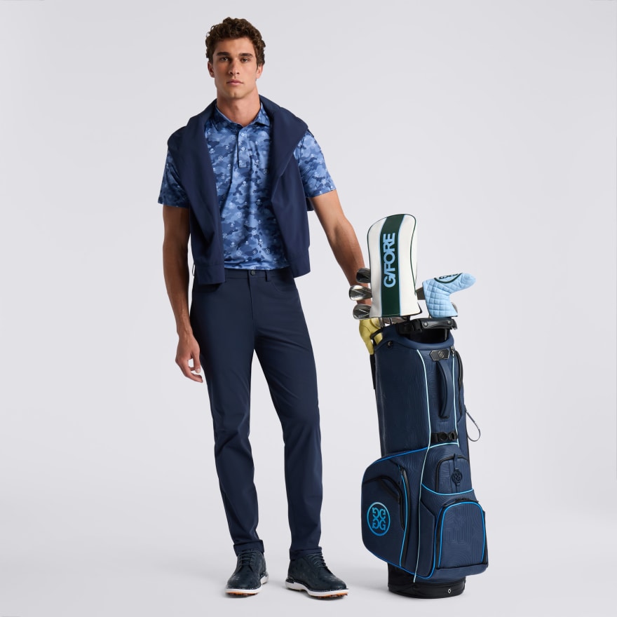 ICON CAMO TECH JERSEY POLO in Willow - Alternate Image 1