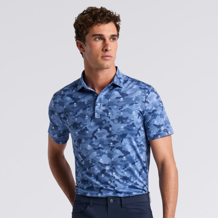 ICON CAMO TECH JERSEY POLO in Willow - Alternate Image 2