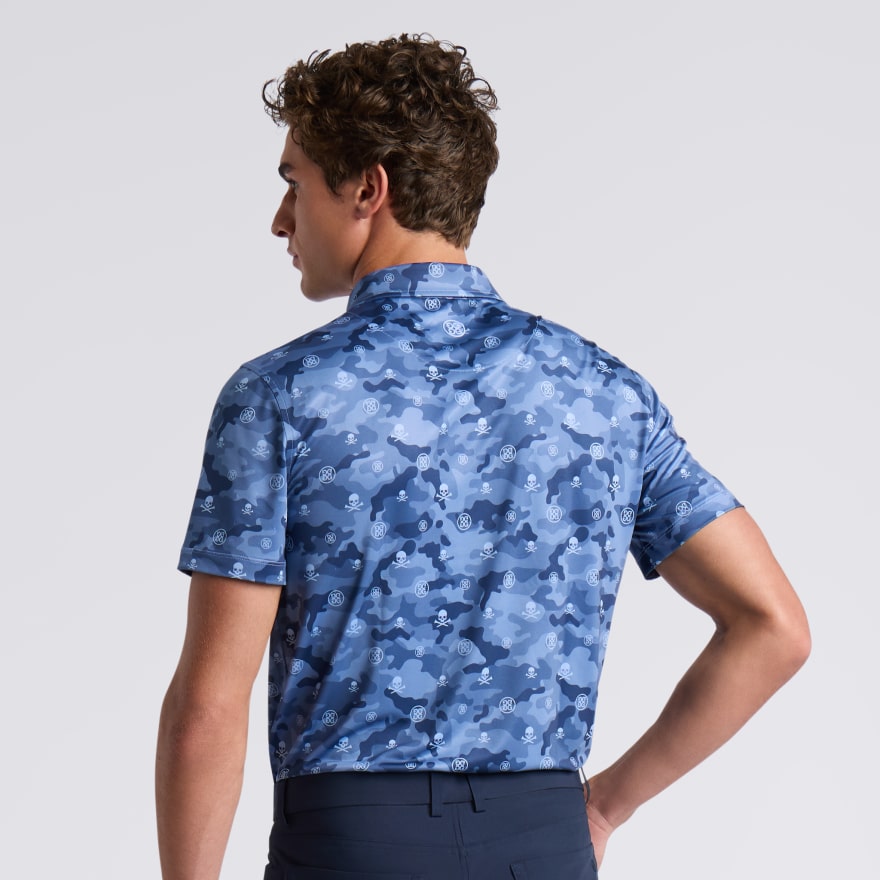 ICON CAMO TECH JERSEY POLO in Willow - Alternate Image 3