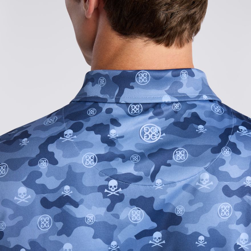 ICON CAMO TECH JERSEY POLO in Willow - Alternate Image 4