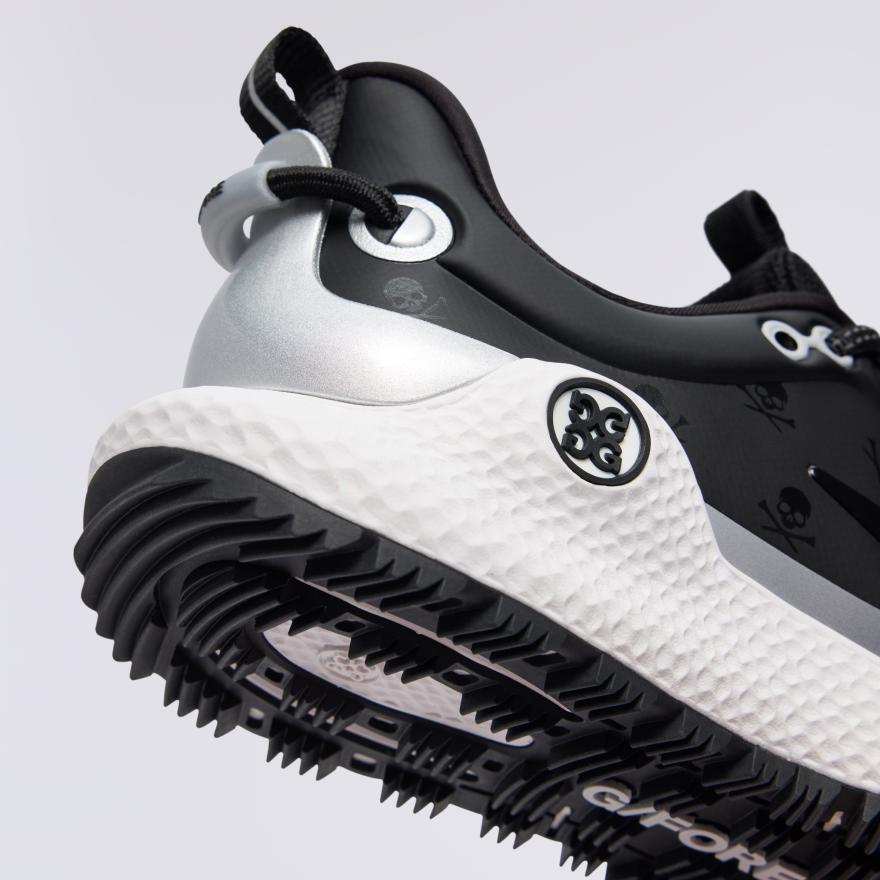 WOMEN'S MG4+ O2 SKULL & TEES GOLF SHOE in ONYX / SILVER - Alternate Image 1