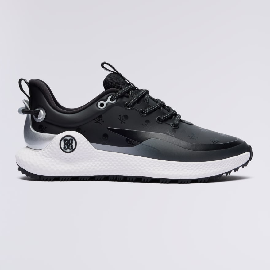 WOMEN'S MG4+ O2 SKULL & TEES GOLF SHOE in ONYX / SILVER - Alternate Image 2