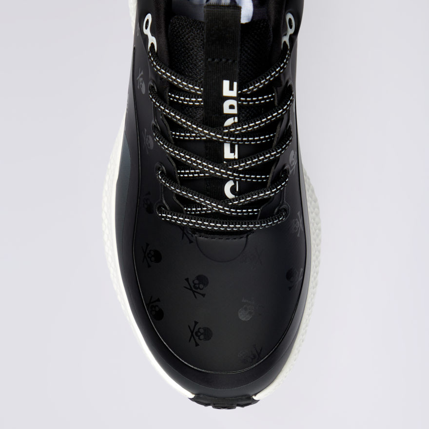 WOMEN'S MG4+ O2 SKULL & TEES GOLF SHOE in ONYX / SILVER - Alternate Image 5