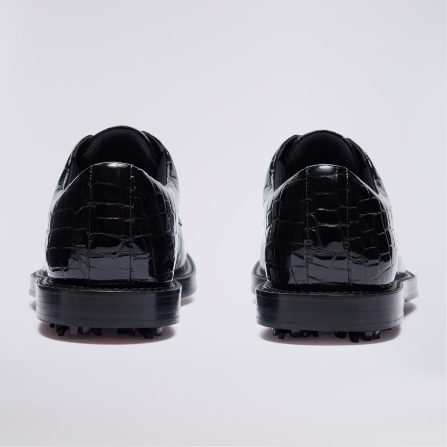 MEN'S GALLIVANTER G/LOCK CROC-EMBOSSED LUXE SOLE DERBY GOLF SHOE in Onyx - Alternate Image 4