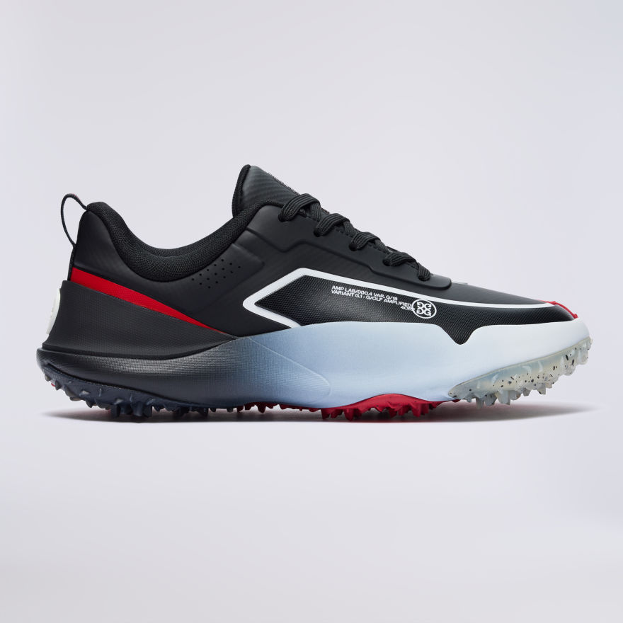 MEN'S G/18 MIDNIGHT GOLF SHOE in ONYX / CLASSIC RED - Alternate Image 2