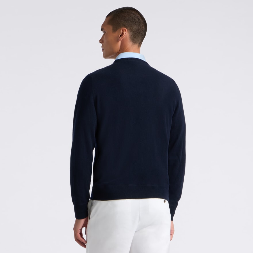 CASHMERE CREWNECK SWEATER in Twilight - Alternate Image 3