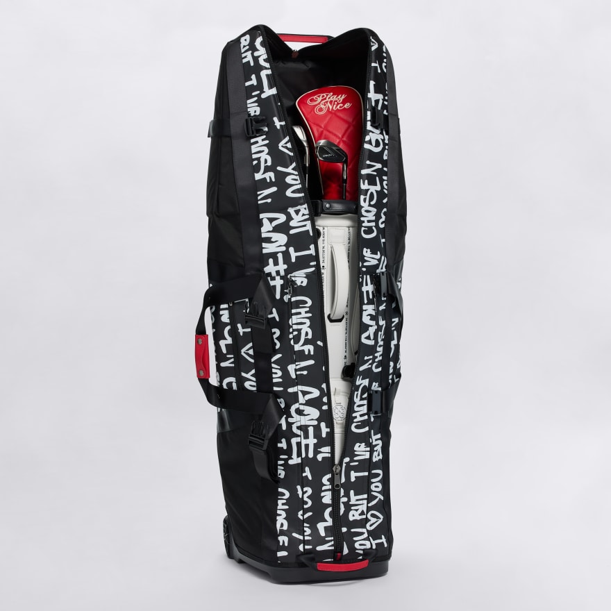 I LOVE YOU BUT... TRAVEL CASE in ONYX / CLASSIC RED - Alternate Image 1