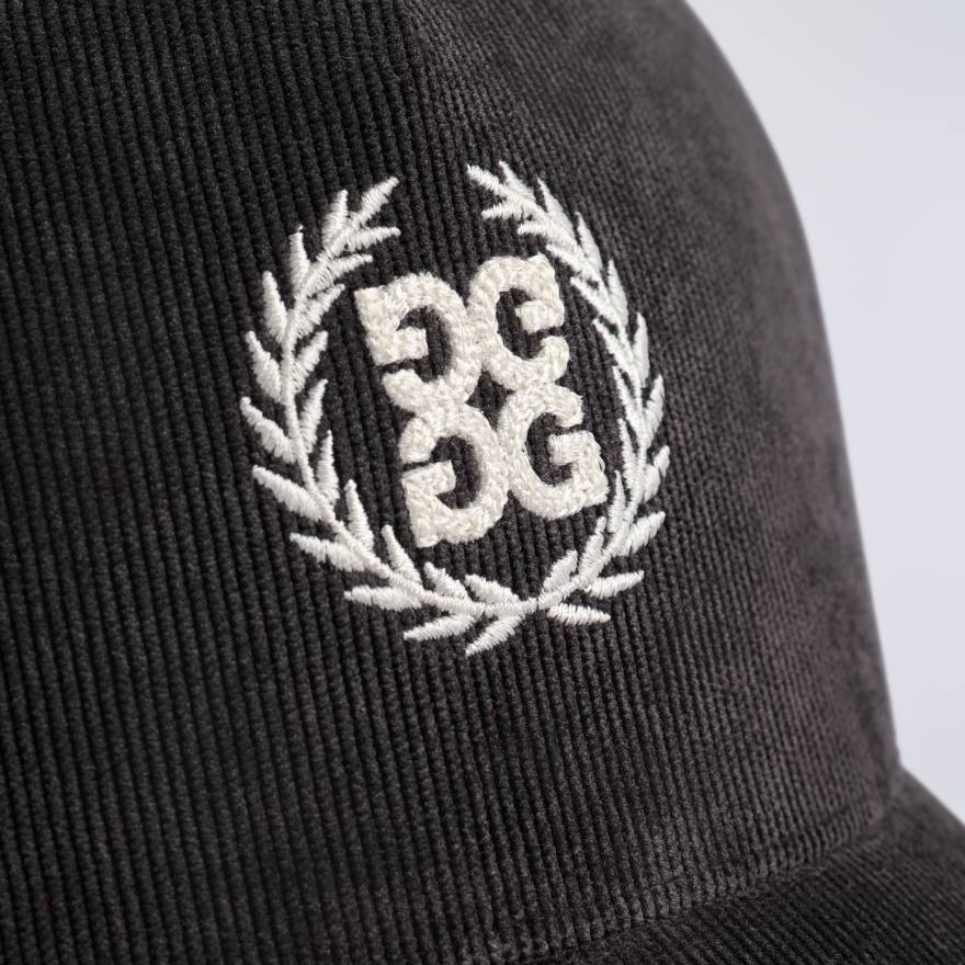 G WREATH CORDUROY LOW PROFILE HAT in Onyx - Alternate Image 1
