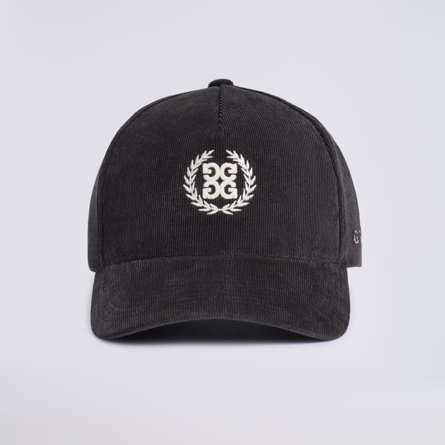 G WREATH CORDUROY LOW PROFILE HAT in Onyx - Alternate Image 3
