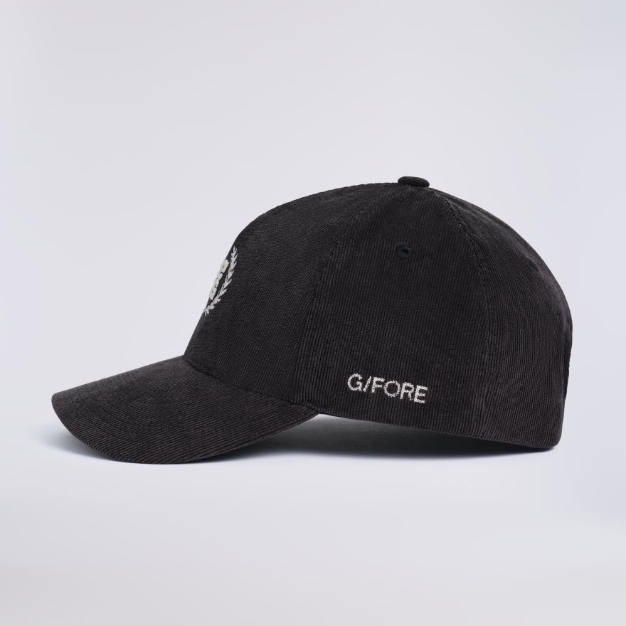 G WREATH CORDUROY LOW PROFILE HAT in Onyx - Alternate Image 5