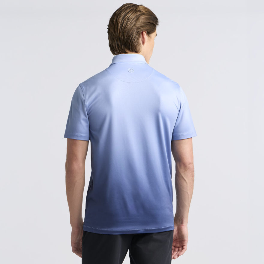 GRADIENT TECH JERSEY POLO in WILLOW / HAZE - Alternate Image 3