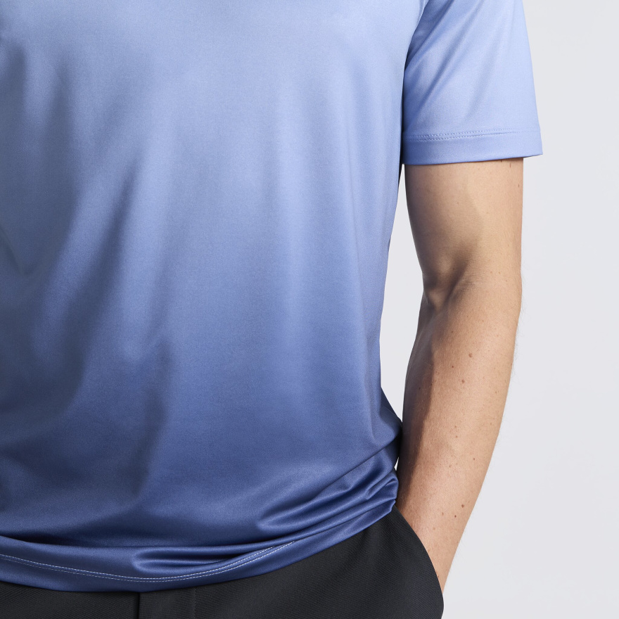 GRADIENT TECH JERSEY POLO in WILLOW / HAZE - Alternate Image 4