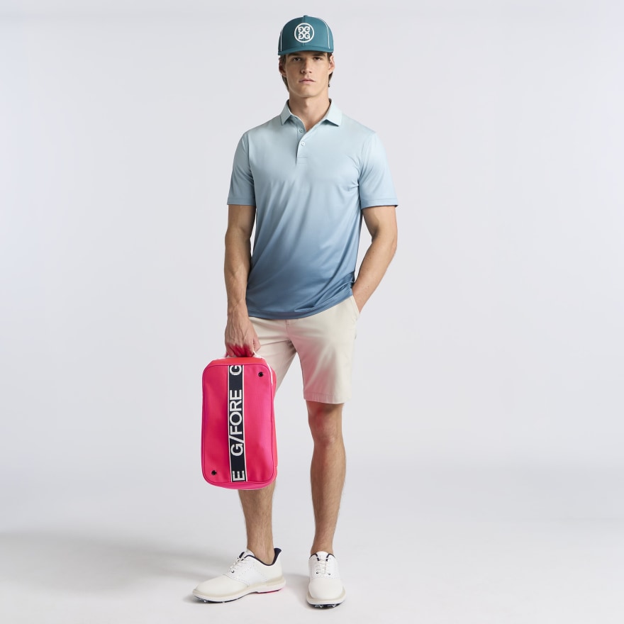GRADIENT TECH JERSEY POLO in LIGHT SAGE / SEA FOAM - Alternate Image 1