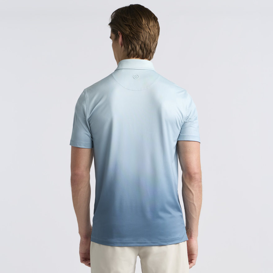 GRADIENT TECH JERSEY POLO in LIGHT SAGE / SEA FOAM - Alternate Image 3