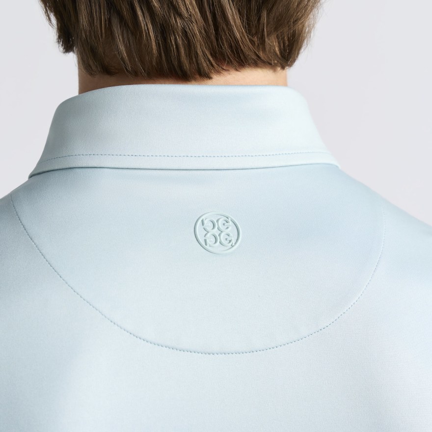 GRADIENT TECH JERSEY POLO in LIGHT SAGE / SEA FOAM - Alternate Image 4