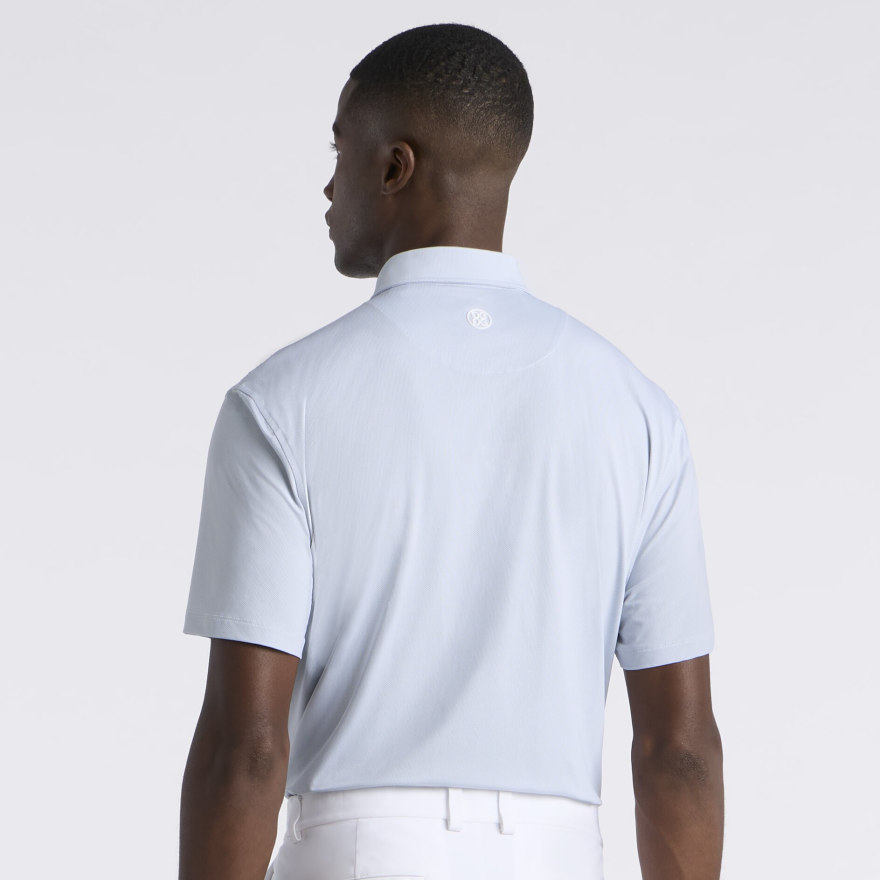 DELTA DOT JACQUARD POLO in Twilight - Alternate Image 3