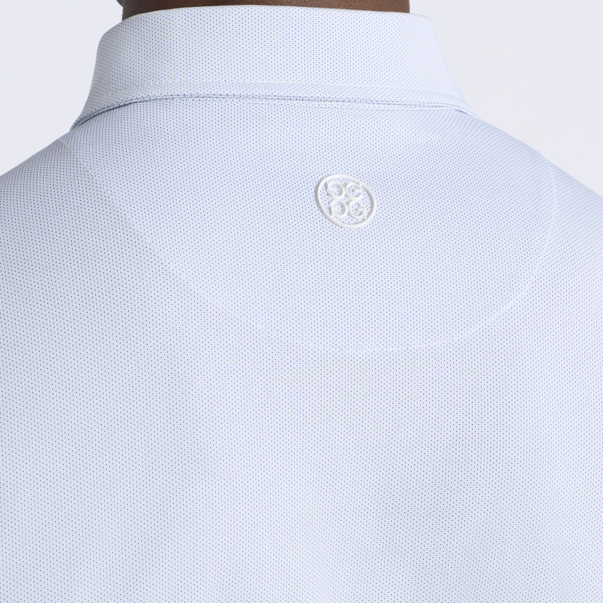 DELTA DOT JACQUARD POLO in Twilight - Alternate Image 4