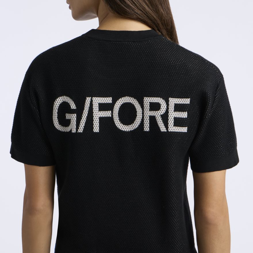 G/FORE CREWNECK SWEATER in Onyx - Alternate Image 4