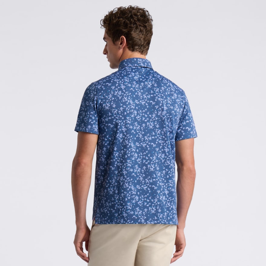 WILDFLOWER TECH JERSEY POLO in HAZE / WILLOW - Alternate Image 3