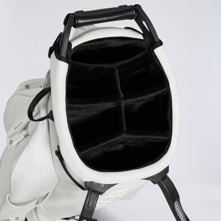 EMBOSSED SKULL & TEES DAYTONA CARRY GOLF BAG in Snow - Alternate Image 3