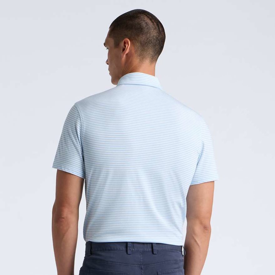 ALL PLAY STRIPE STRETCH KNIT POLO in BAJA - Alternate Image 3