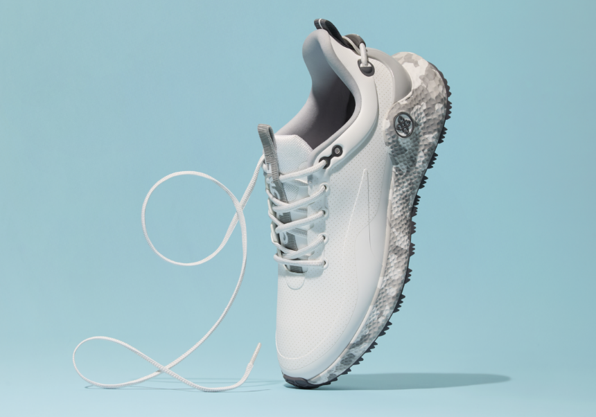 G/FORE ホワイト ゴルフシューズ サイズ8.5 G/18 EMBOSSED SKULL & TEES GOLF SHOE | MEN'S GOLF SHOES | G/FORE