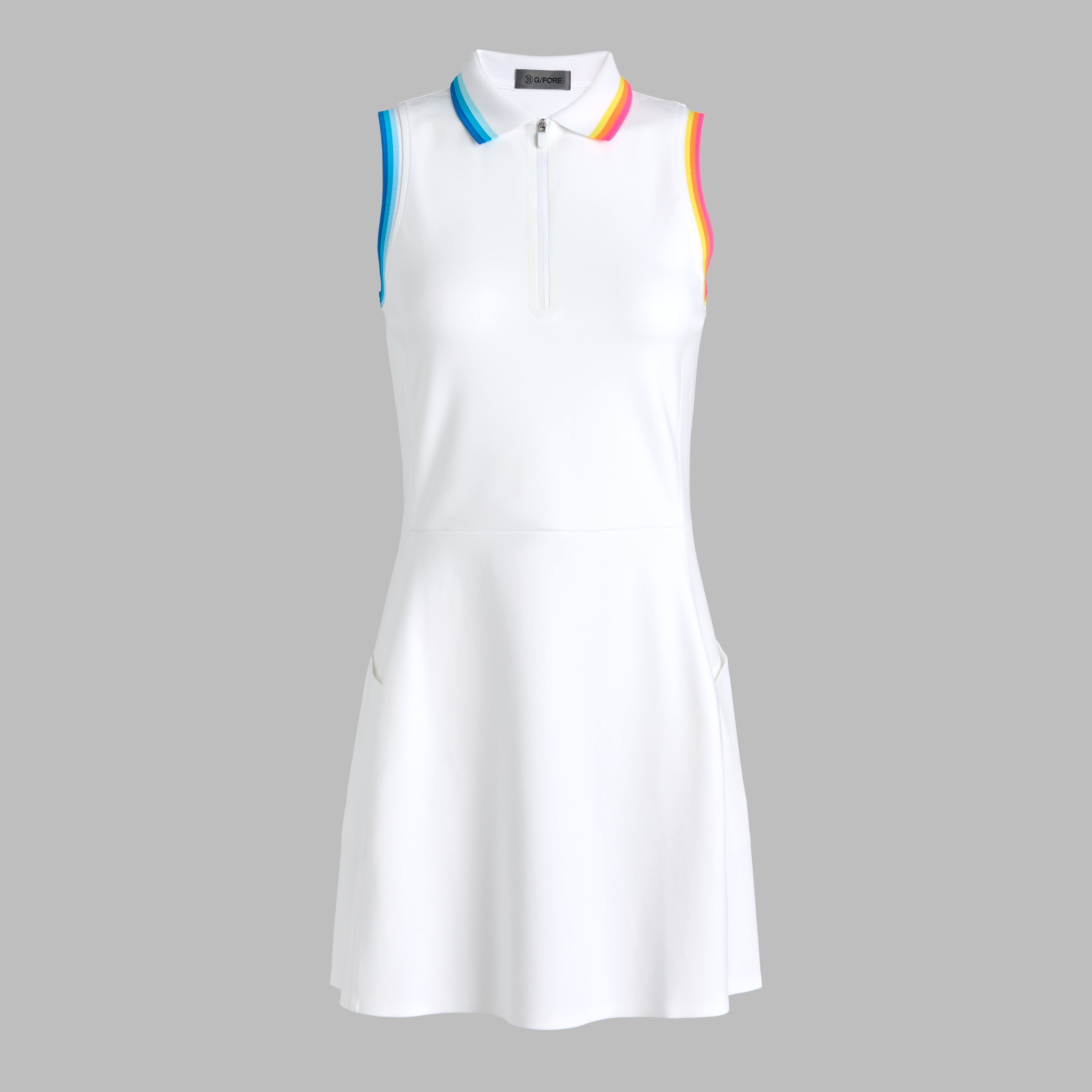 G/Fore Snow - Knockout A-Line Polo Dress