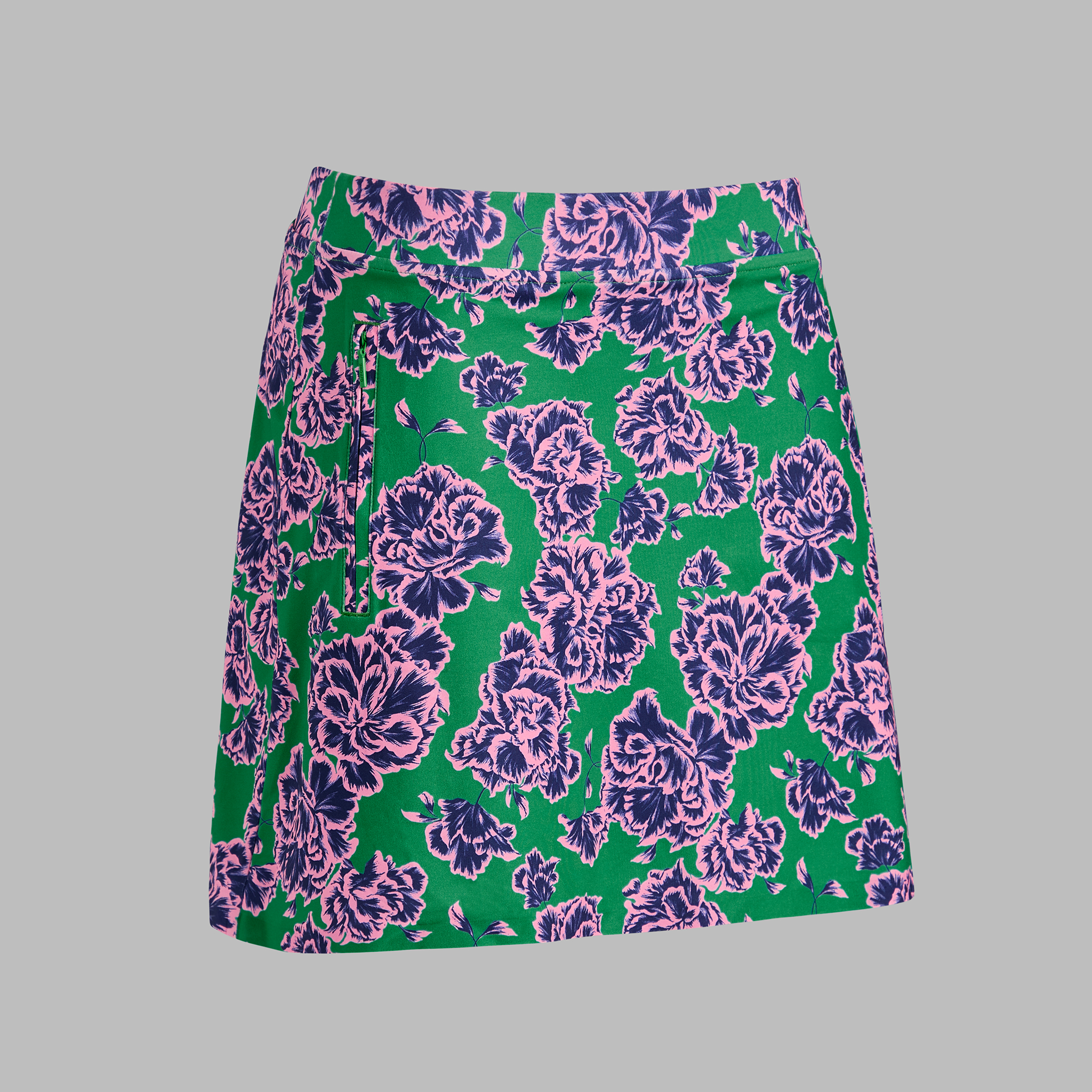 G/Fore Clover - Stamped Floral Tech Jersey Skort