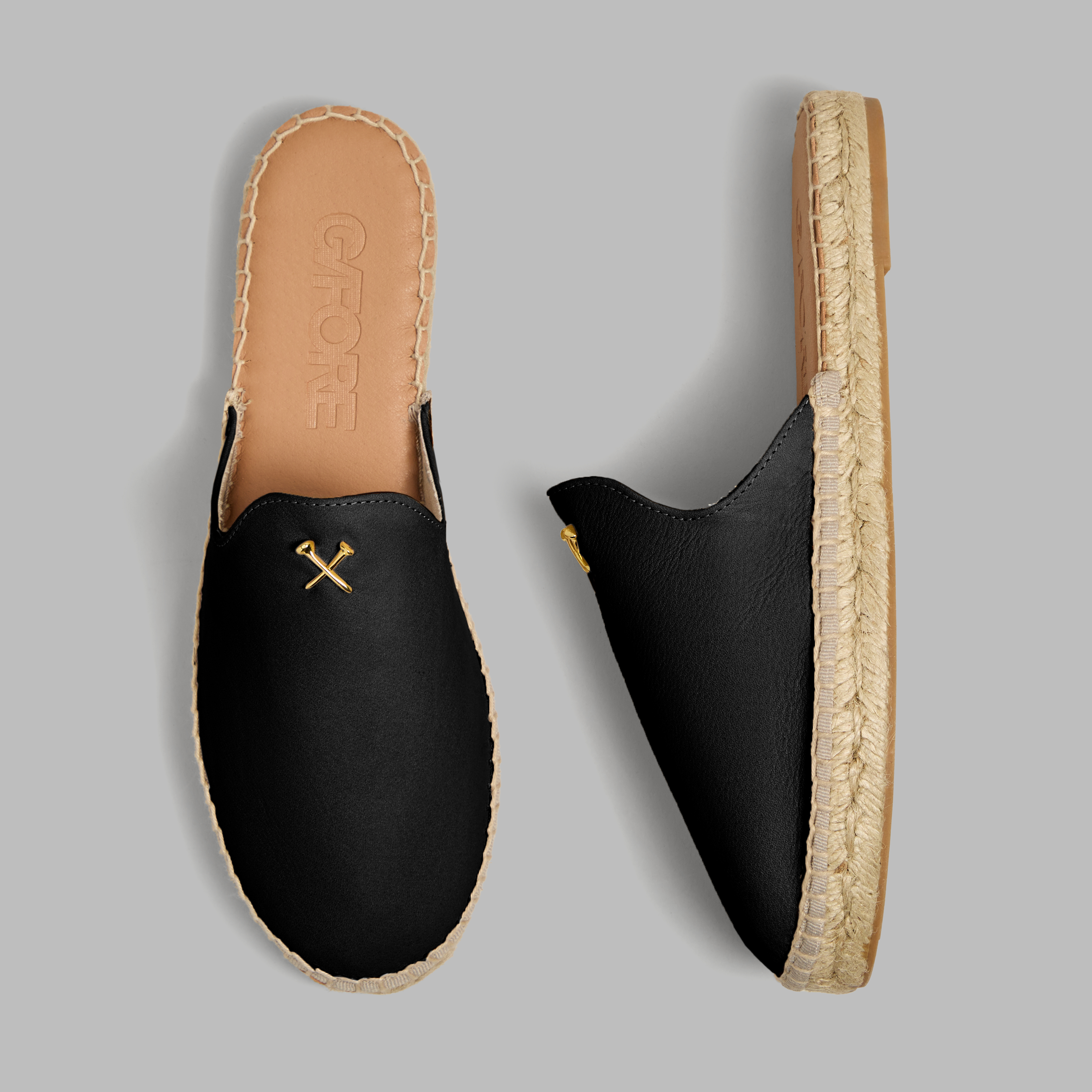 G/Fore Women's Onyx - Metal Tees Nubuck Espadrille