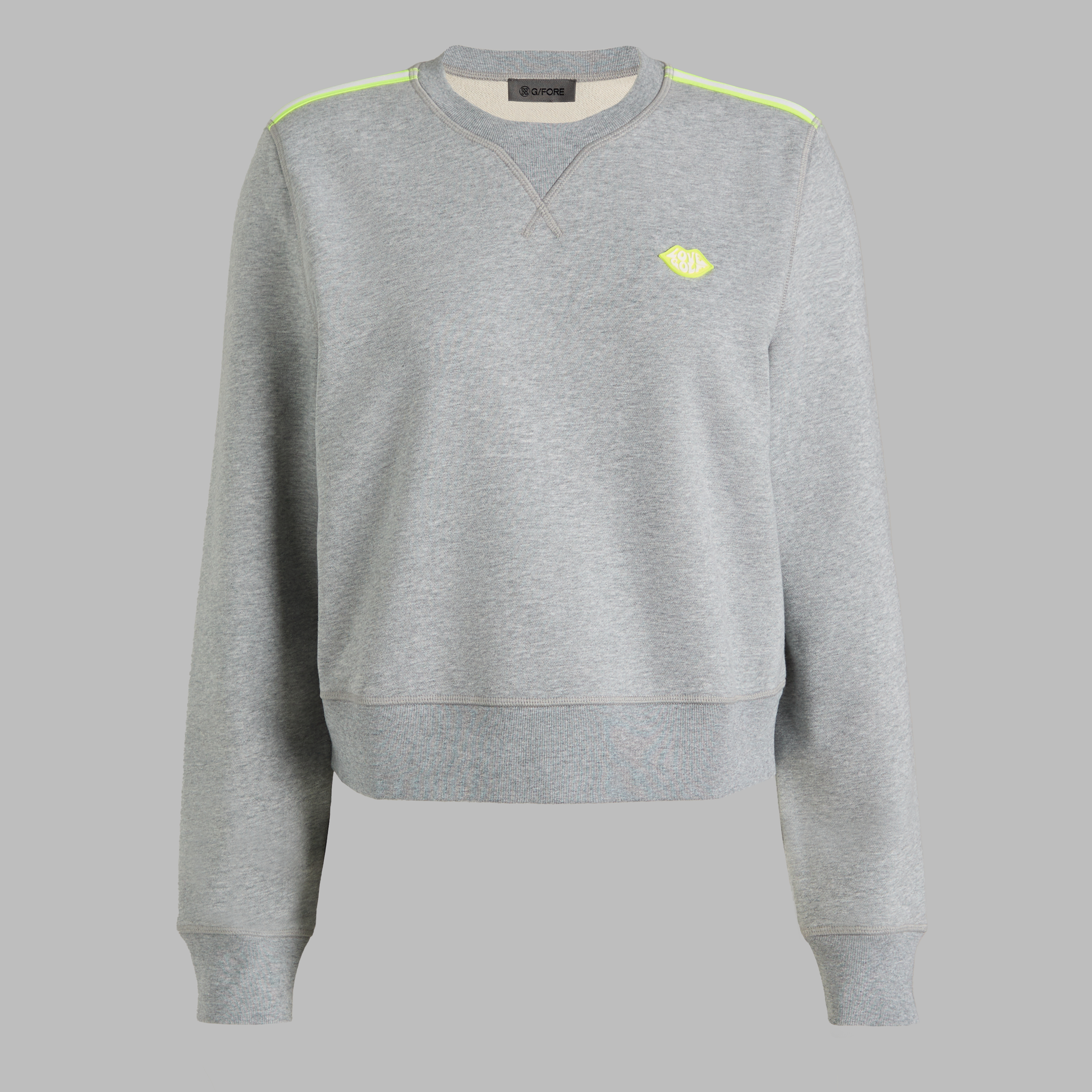 G/Fore Melange Grey - Brushed Back French Terry Sweatshirt