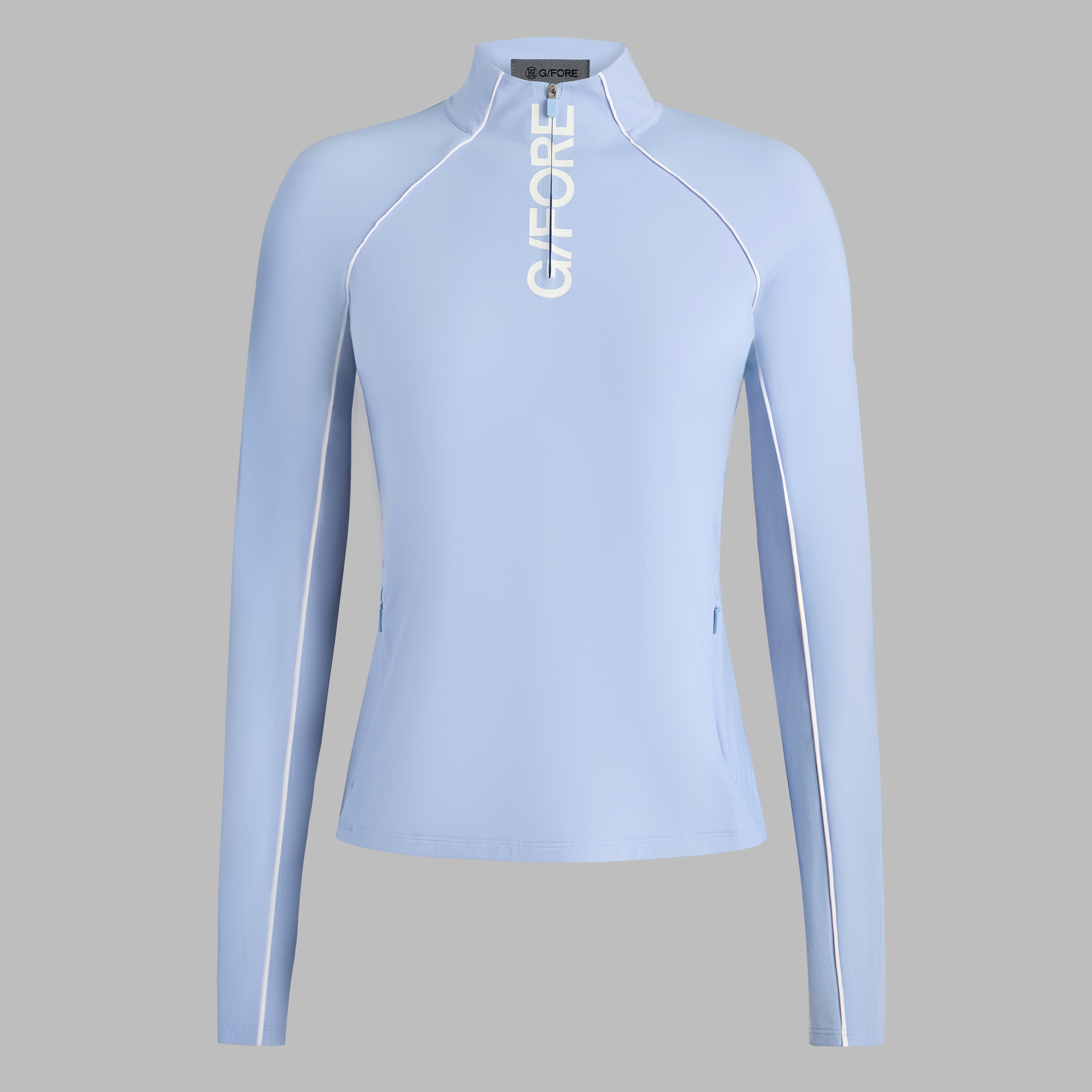 G/Fore Willow - Contrast Mesh Silky Tech Nylon 1/4 Zip Pullover