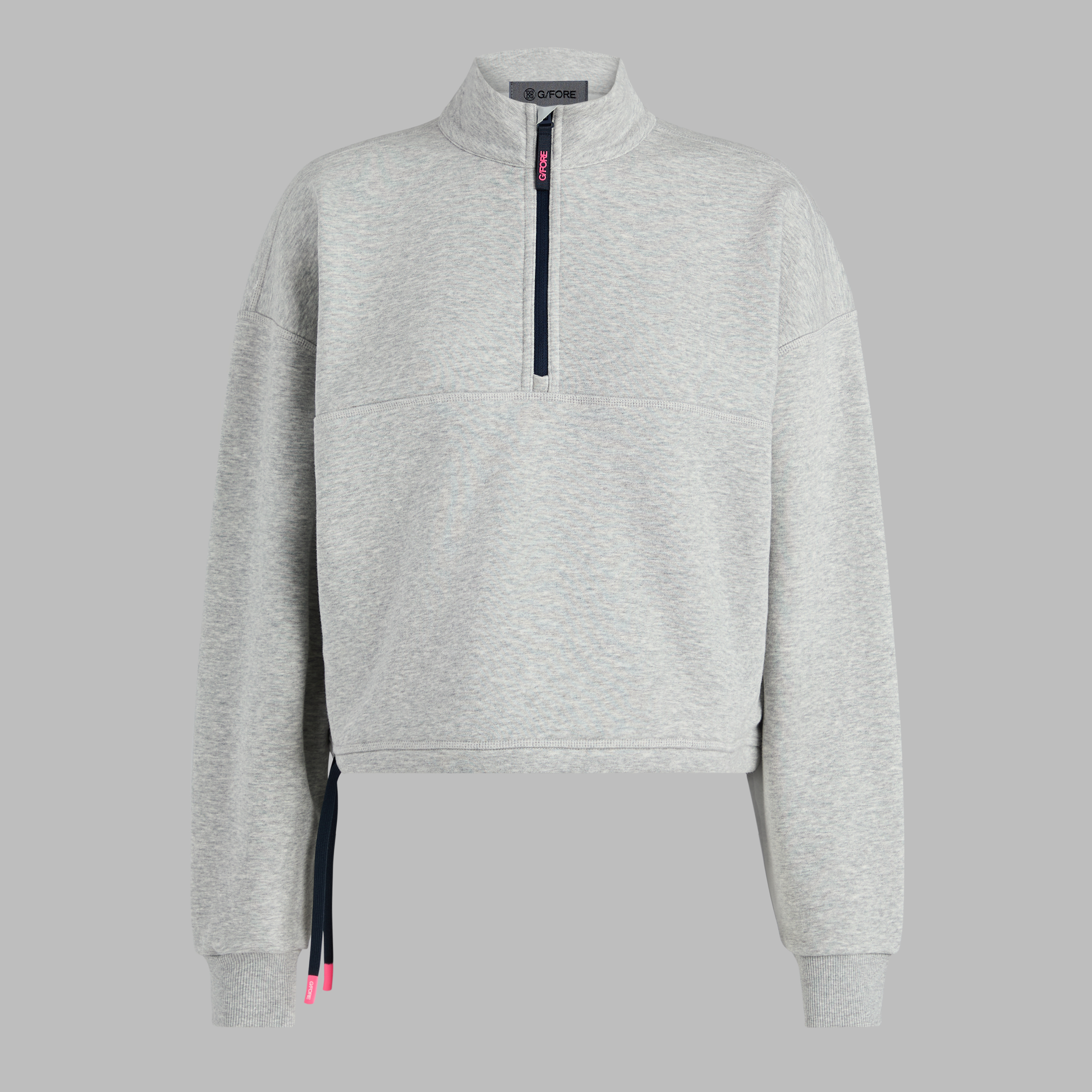G/Fore Nimbus Melange - French Terry 1/4 Zip Pullover
