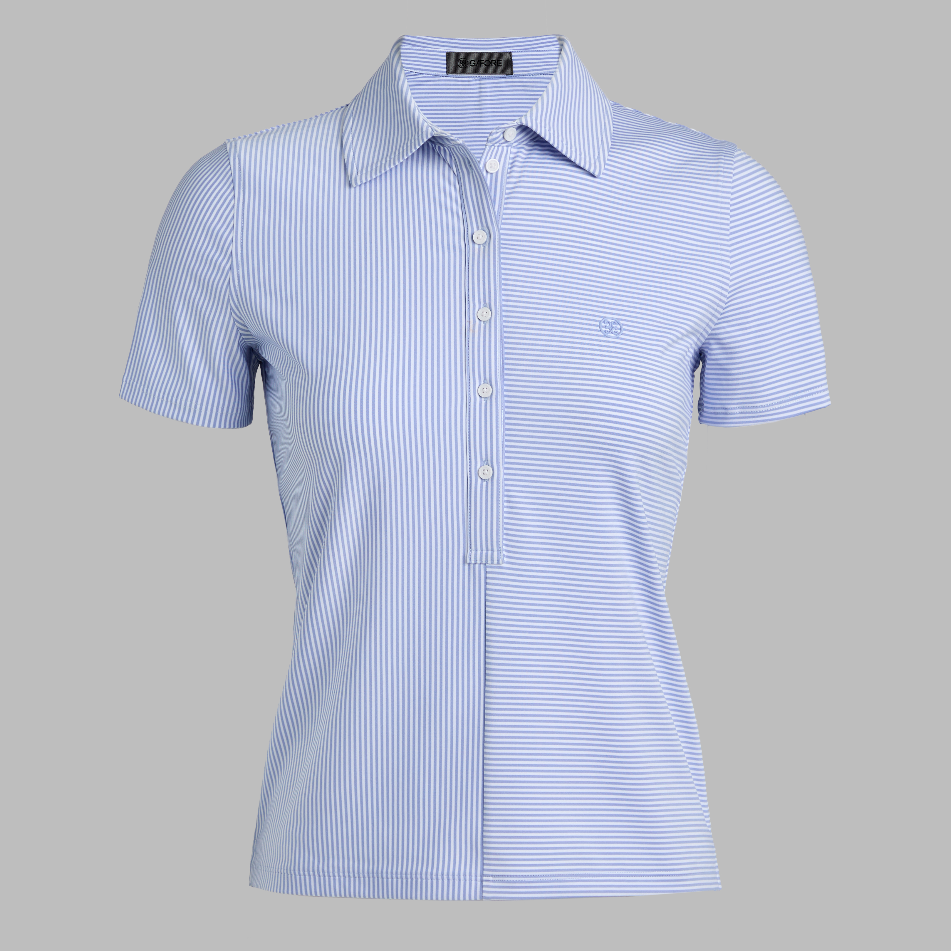 G/Fore Willow - Mix Stripe Short Sleeve Polo