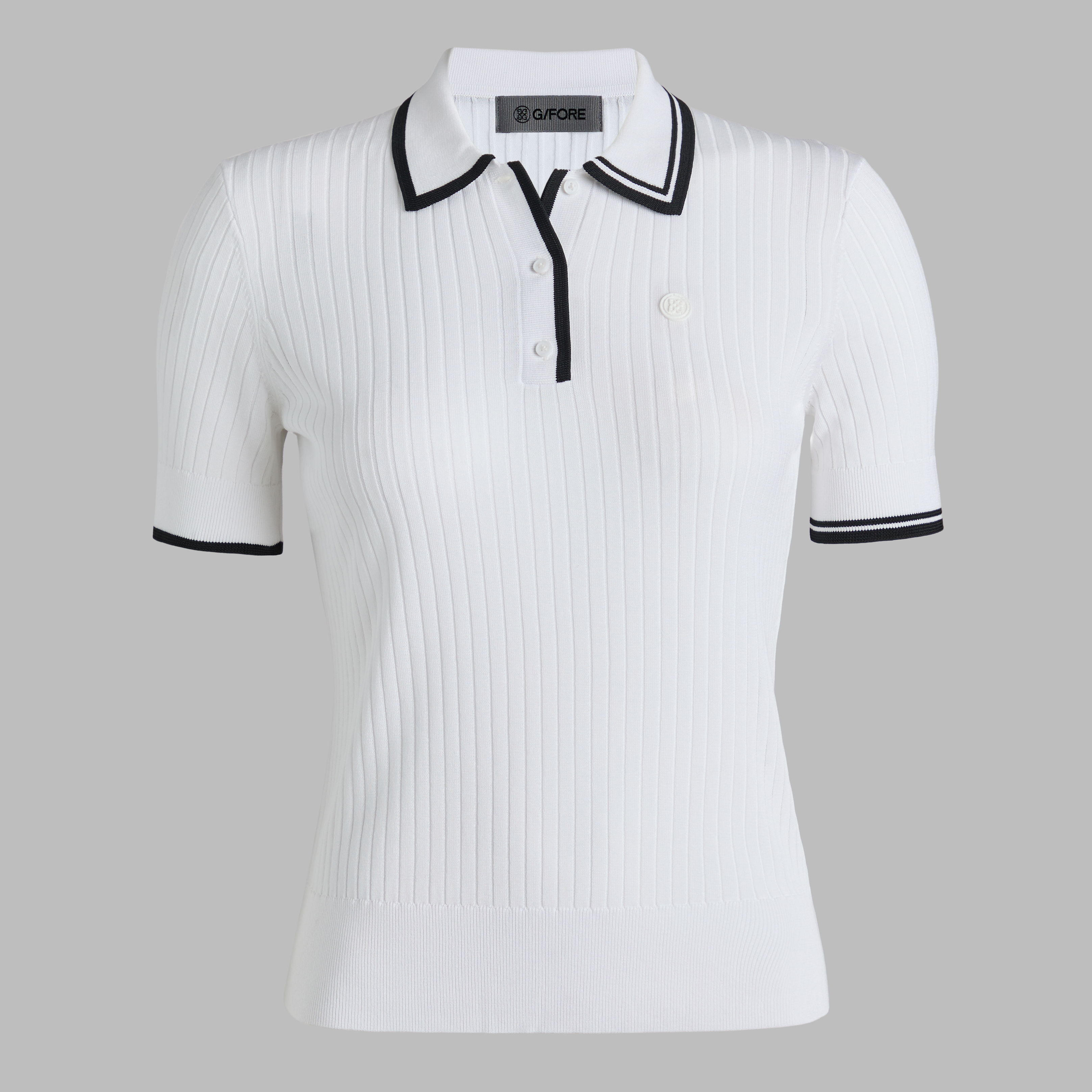 G/Fore Snow - Ribbed Knit Jumper Polo