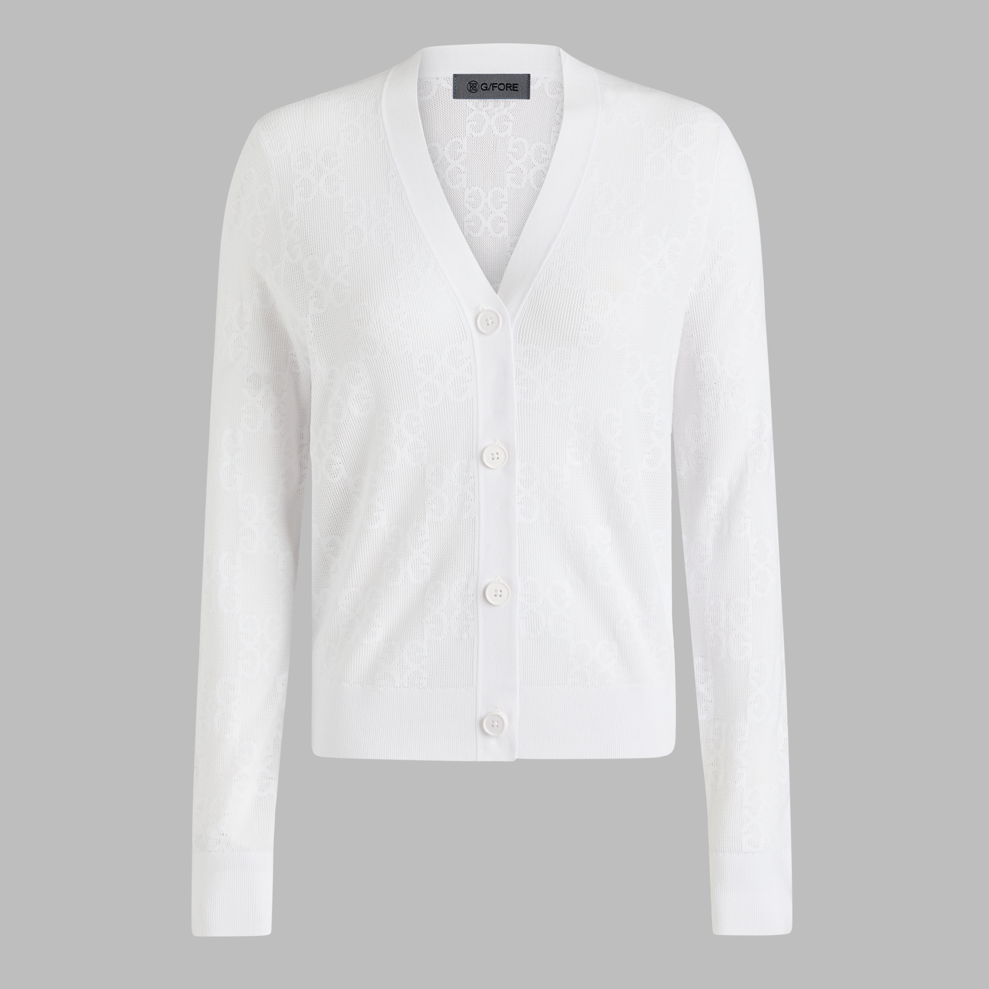 G/Fore Snow - Pointelle G Cardigan