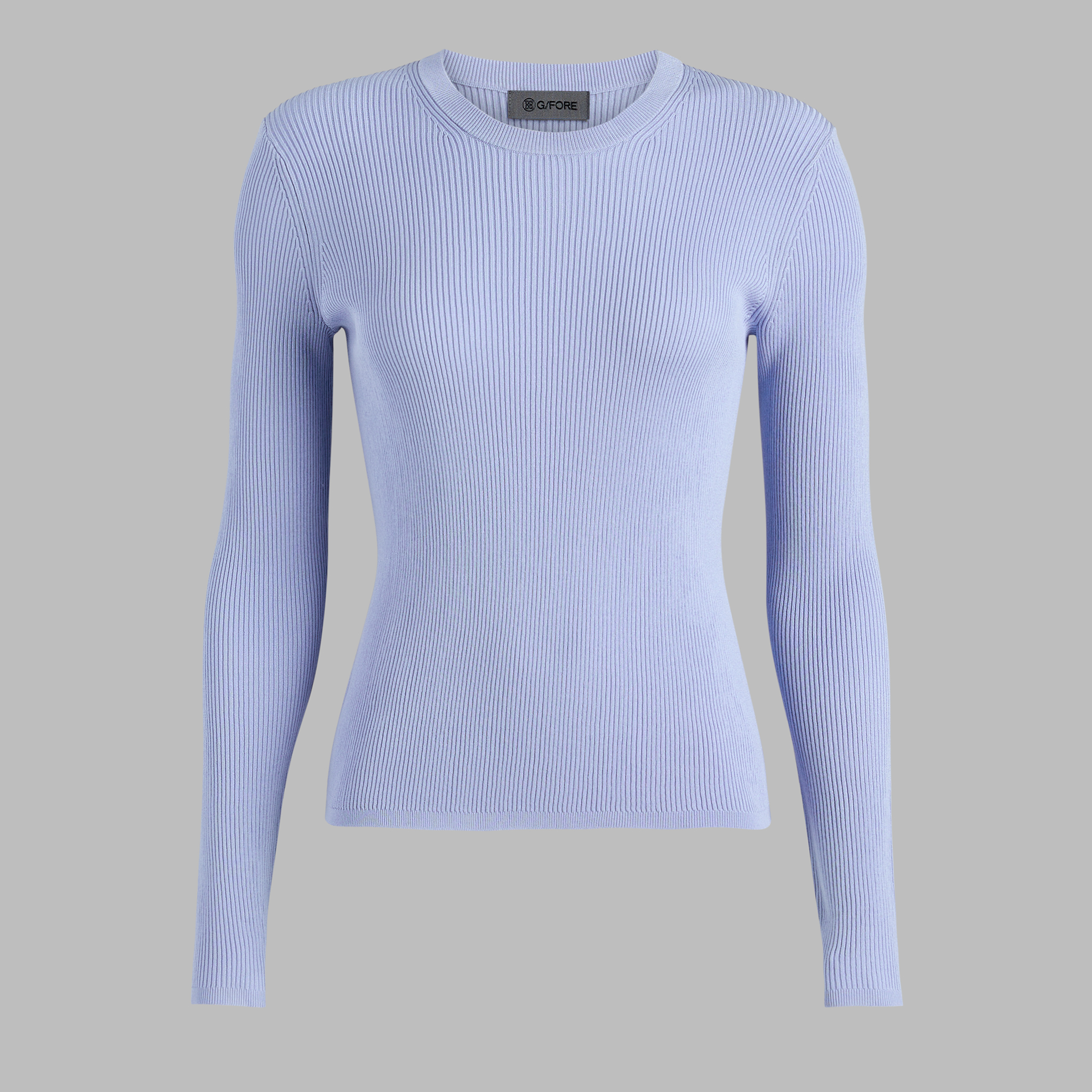 G/Fore Willow - Cotton Blend Rib Knit Fitted Top