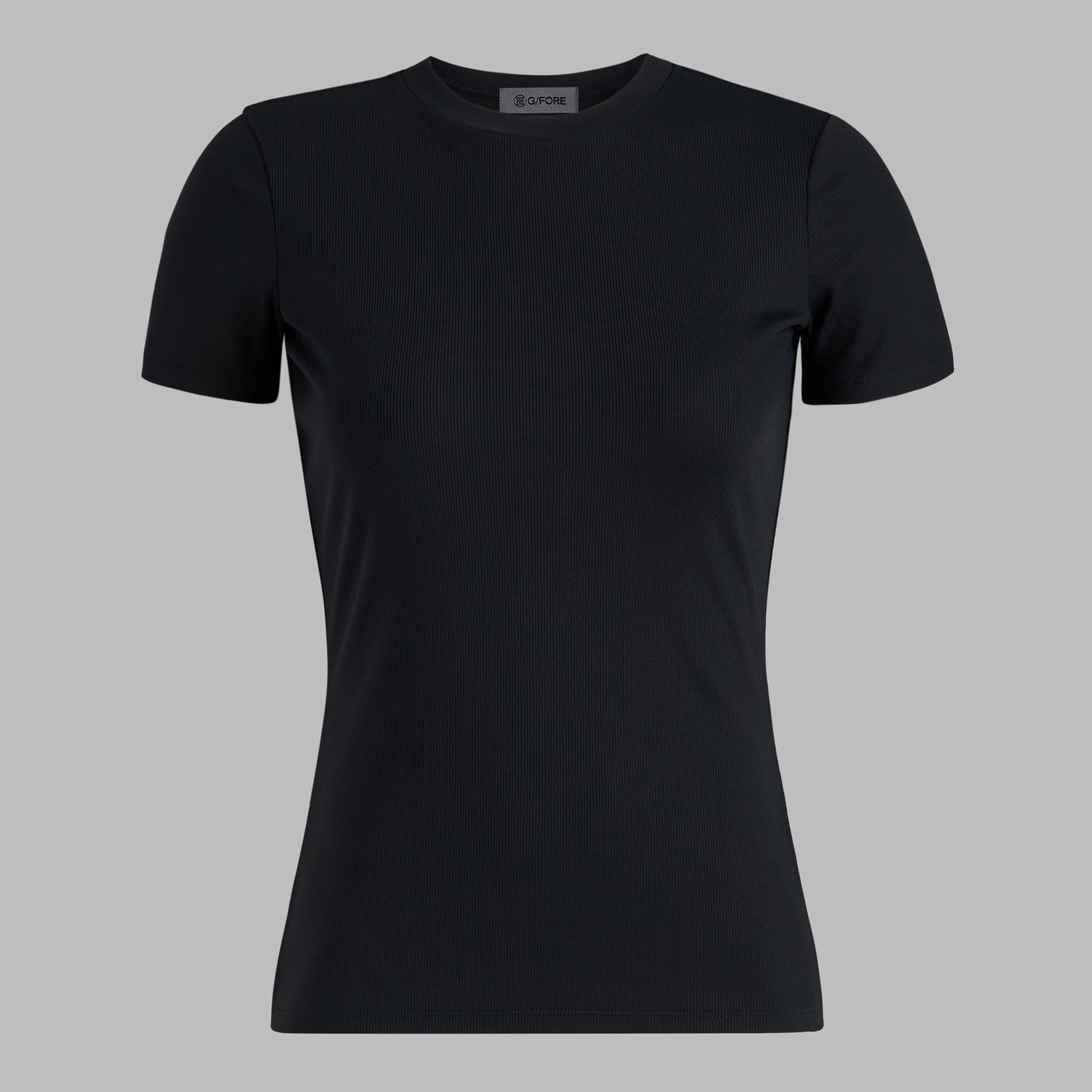 G/Fore Onyx - Tech Nylon Rib Fitted Tee