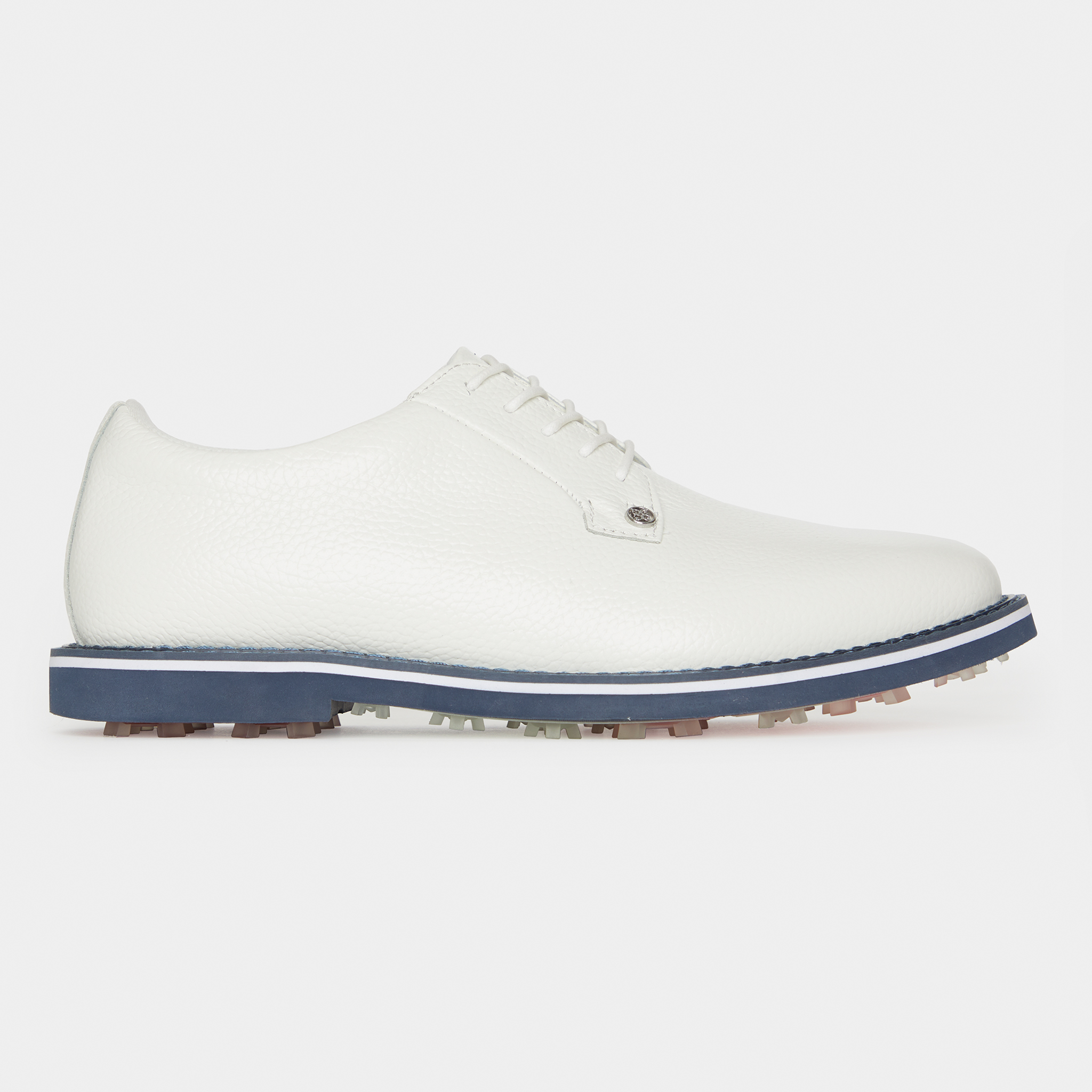 G/Fore Men's Snow / Twilight - Gallivanter Pebble Leather Golf Shoe
