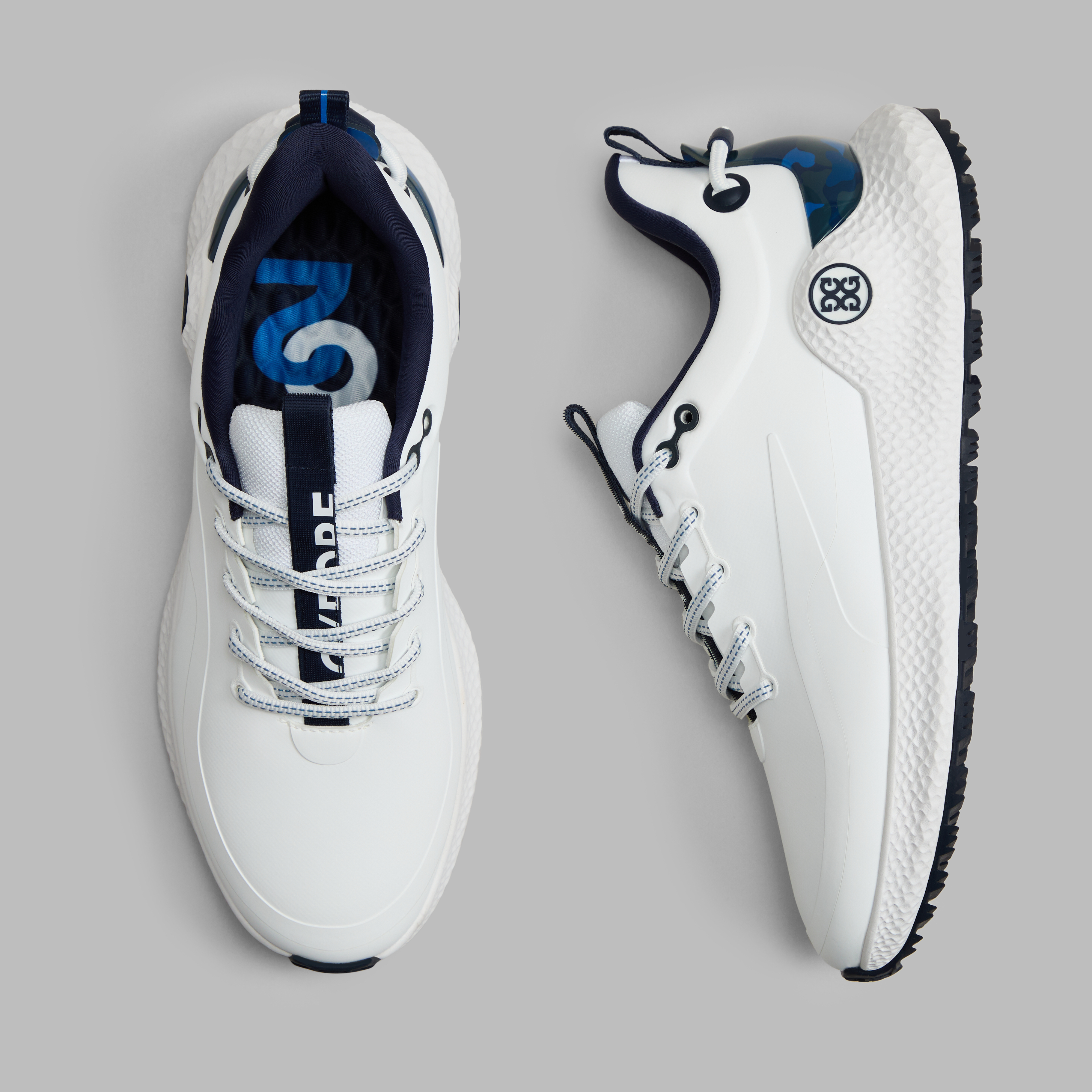 G/Fore Men's Snow / Twilight - Mg4+ O2 Camo Accent Golf Shoe